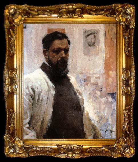 framed  Joaquin Sorolla Self portrait, ta009-2